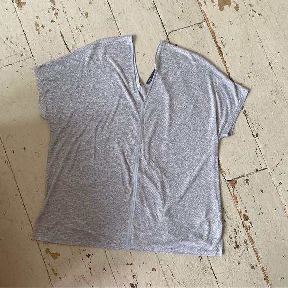 Vince Center Front Seam Oversized Dolman Blouse - Picture 7 of 14